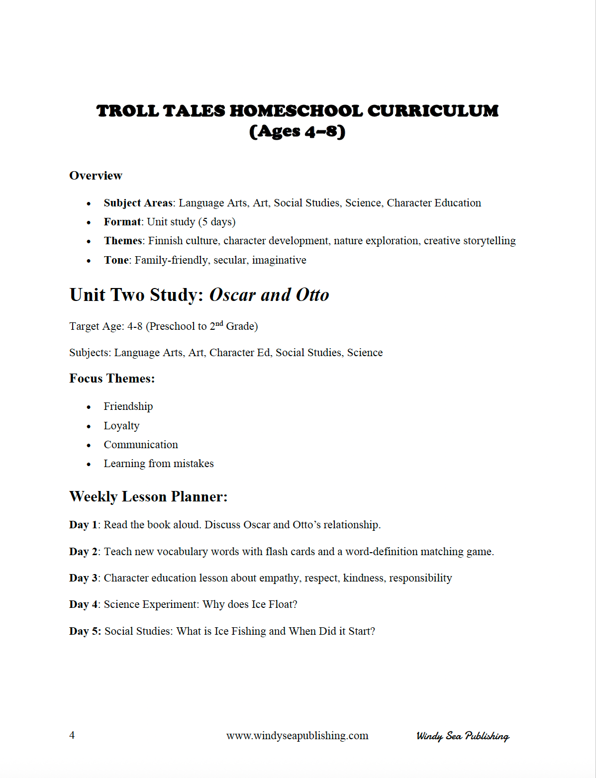 Troll Tales Teacher Resource; Oscar and Otto eBook