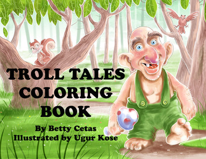 Troll Tales Coloring Book